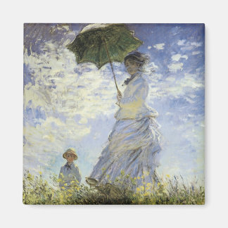 Die Wanderung, Lady mit Sonnenschirm Magnet