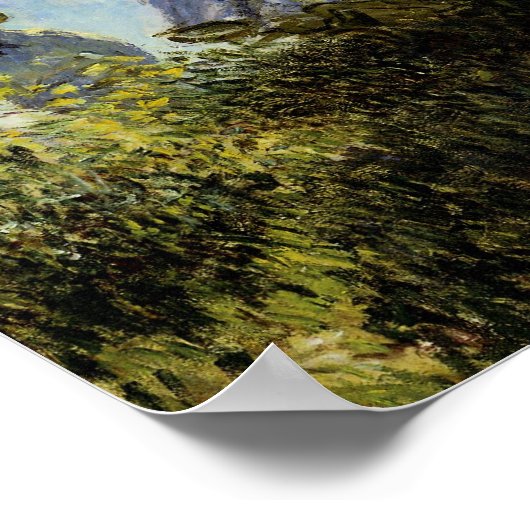 Die Wanderung, Lady mit Sonnenschirm Poster (Ecke)