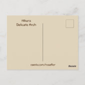 Die Wanderung Postkarte (Rückseite)