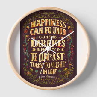 Die Wanduhr des Joy-Fighting