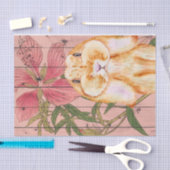 Die Wangen! Super Niedlich Bunny! Seidenpapier (Handwerk)