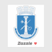 Die Wappen von Drammen Aufkleber (Blatt)