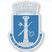 Die Wappen von Drammen Aufkleber (Vorderseite)