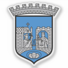 Die Wappen von Trondheim Aufkleber