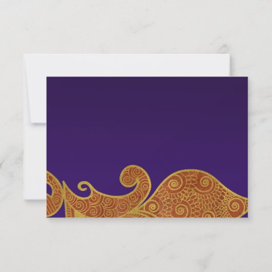 Die Warenkarten von SwanWedding RSVP Karte (Rückseite)