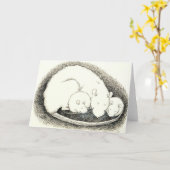 Die Wärme der Freunde Karte (Gelbe Blume)