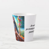 Die Wärme der Liebe in jedem Teil - Milchtasse (Vorderseite)