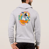 Die Wärme der Pfoten | Männer mit Vollzip Hoodie (Rückseite)