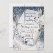 Die Wärme der Sonne im Winter Einladung (Vorderseite)