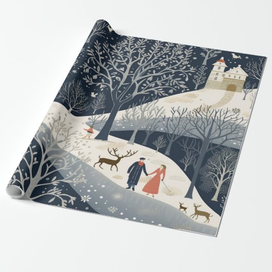 Die Wärme der Sonne im Winter Geschenkpapier (Ungerollt)