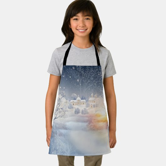 Die Wärme der Sonne im Winter Schürze (Insitu)