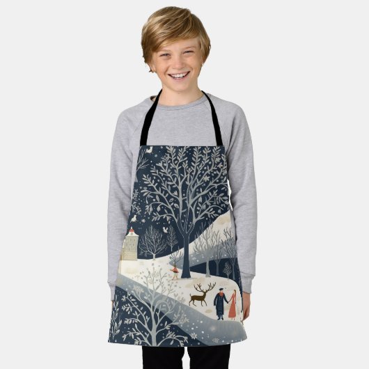 Die Wärme der Sonne im Winter Schürze (Getragen)