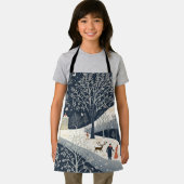 Die Wärme der Sonne im Winter Schürze (Insitu)