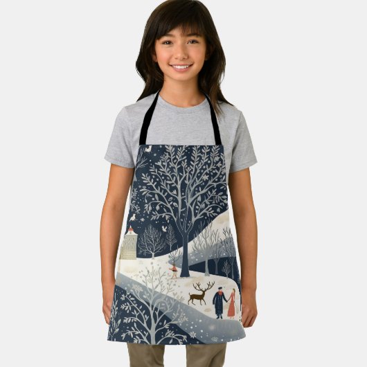 Die Wärme der Sonne im Winter Schürze (Insitu)