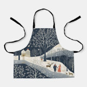 Die Wärme der Sonne im Winter Schürze (Vorderseite)