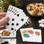 Die Wärme der Umarmung einer Mutter: Minimalistisc Spielkarten (In Situ)
