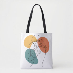 Die Wärme der Umarmung einer Mutter: Minimalistisc Tasche