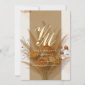 Die Wärme des Herbstes - Save The Date Einladung (Vorderseite)