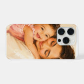 Die warme Umarmung einer Mutter iPhone Hülle (Rückseite (Horizontal))