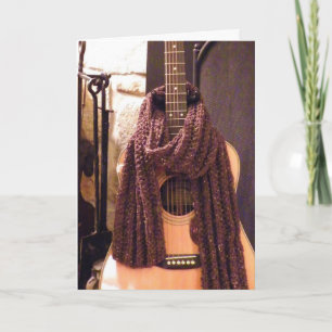 Die Wärme und der Frieden von Musik Feiertagskarte