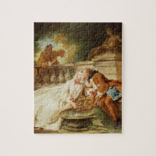 Die Warnung, 1723 (Öl auf Leinwand) Puzzle