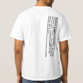 Die Warnung des obersten Gesundheitsbeauftragters T-Shirt (Rückseite)