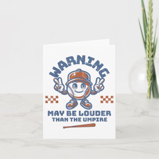 Die Warnung kann lauter sein als die "Umpire Game Karte (Vorderseite)