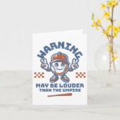 Die Warnung kann lauter sein als die "Umpire Game Karte (Gelbe Blume)