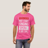 Die Warnung von Frauen kann jederzeit anfangen, Op T-Shirt (Vorne ganz)