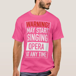 Die Warnung von Frauen kann jederzeit anfangen, Op T-Shirt