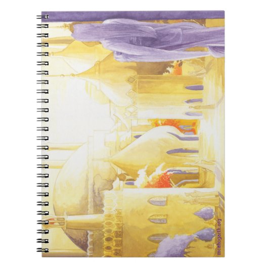 Die Warnungen: Dämmerungs-Notizbuch Notizblock (Vorderseite)