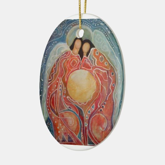 Die Wärter Keramikornament (Links)