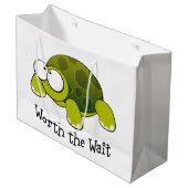Die Warteschildkröte Große Geschenktüte (Vorderseite Schrägansicht)