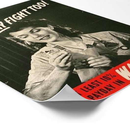 Die Wartime-Frau! Poster (Ecke)