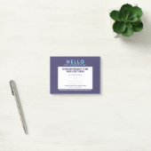 "Die Wartung war da" Post-it Klebezettel (Büro)