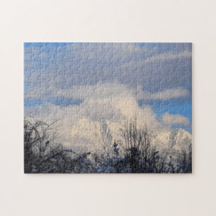 Die Wasatch-Berge - Blick vom SLC-Puzzle Puzzle