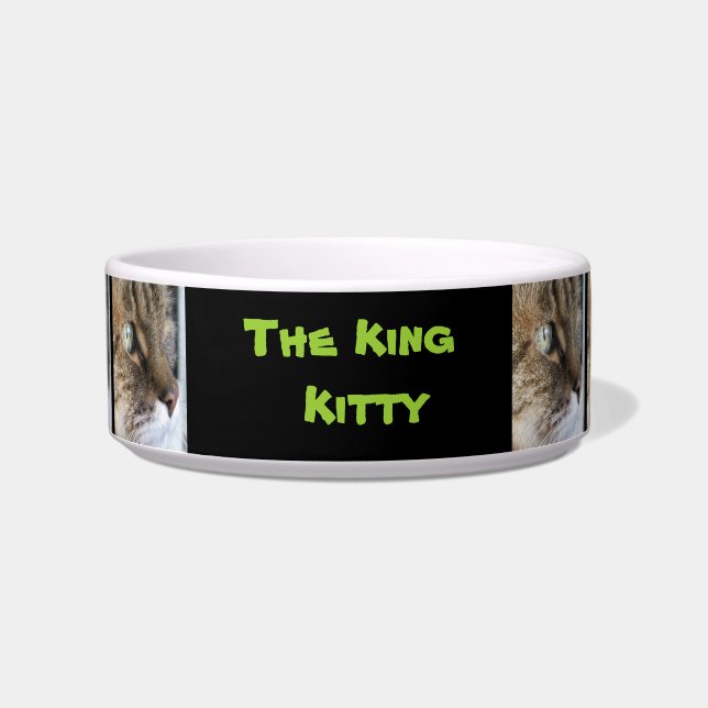 Die Waschbär-Schüssel König-Kitty Maine Napf (Vorderseite)