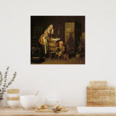 Die Wäsche Poster (Küche)