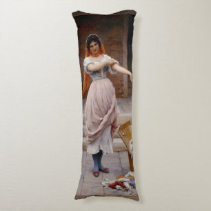 Die Wäsche von Eugen von Blaas Seitenschläferkissen