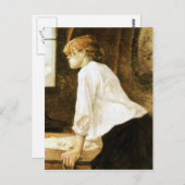 Die Wäsche von Toulouse-Lautrec Postkarte (Vorne/Hinten)