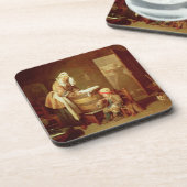 Die Wäscherei-Frau Untersetzer (Linke Seite)