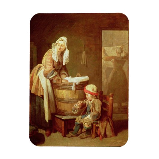 Die Wäscherin Magnet (Vertikal)