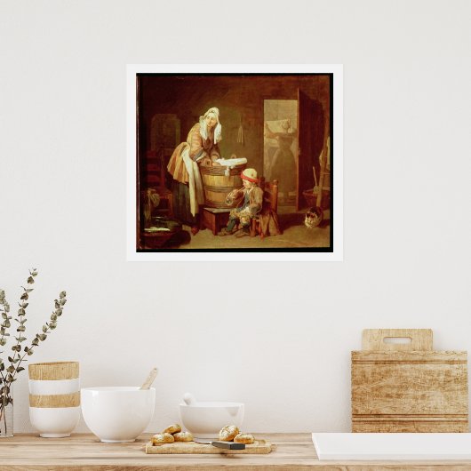 Die Wäscherin Poster (Küche)