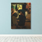 Die Waschräume, 1899 von Theophile Steinlen Leinwanddruck (Insitu (Holzboden))