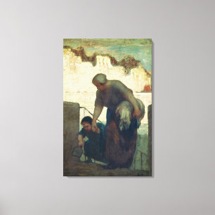 Die Washerfrau, c.1860-61 Leinwanddruck