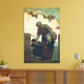 Die Washerfrau, c.1860-61 Leinwanddruck (Insitu (Wohnzimmer))