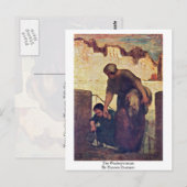 Die Washerin von Honore Daumier Postkarte (Vorne/Hinten)