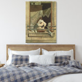 Die Washerwoman, die von J. Laurent Julien (c1 Leinwanddruck (Insitu (Schlafzimmer))