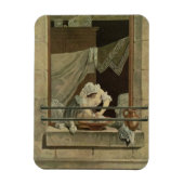 Die Washerwoman, die von J. Laurent Julien (c1 Magnet (Vertikal)