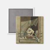 Die Washerwoman, die von J. Laurent Julien (c1 Magnet (Vorderseite/Rückseite)